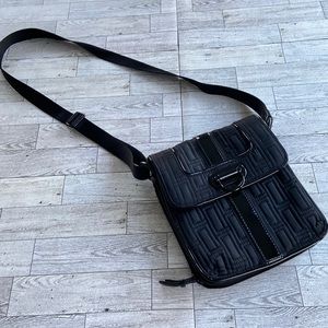 Vera Bradley Quilted Crossbody Purse (Black)